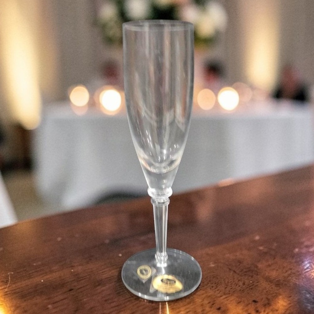 Simpsons Hungarian Champagne Flute, Replacement Toasting Glass, 24% Lead Crystal